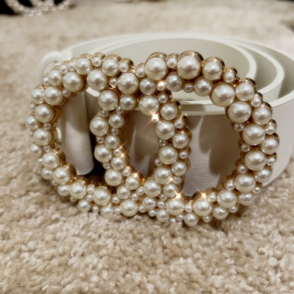 The Glam Belt (White)